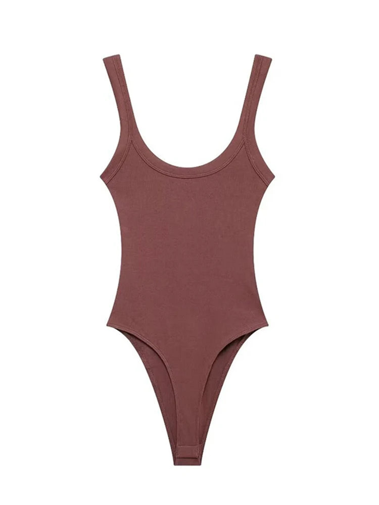 Villa Blvd Solid Ribbed Bodysuit ☛ Multiple Colors Available ☚