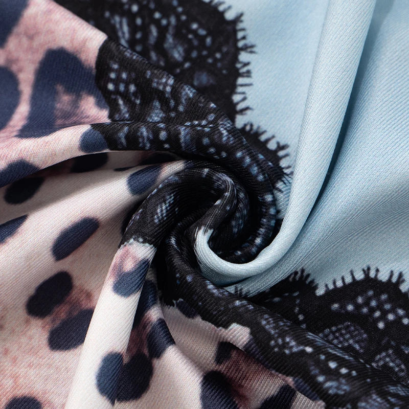 Villa Blvd Leopard Vintage Lace T-Shirt