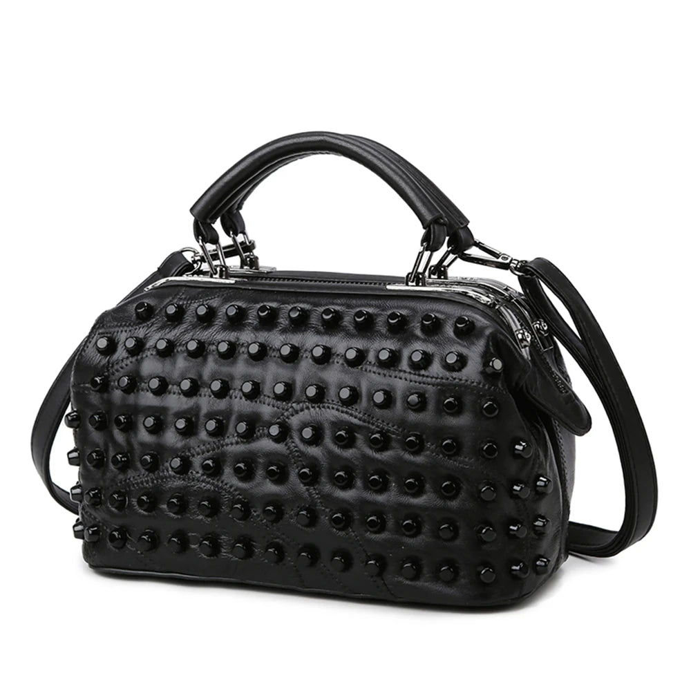 Villa Blvd Rivet Drops Duffle Handbag ☛ Multiple Sizes Available ☚