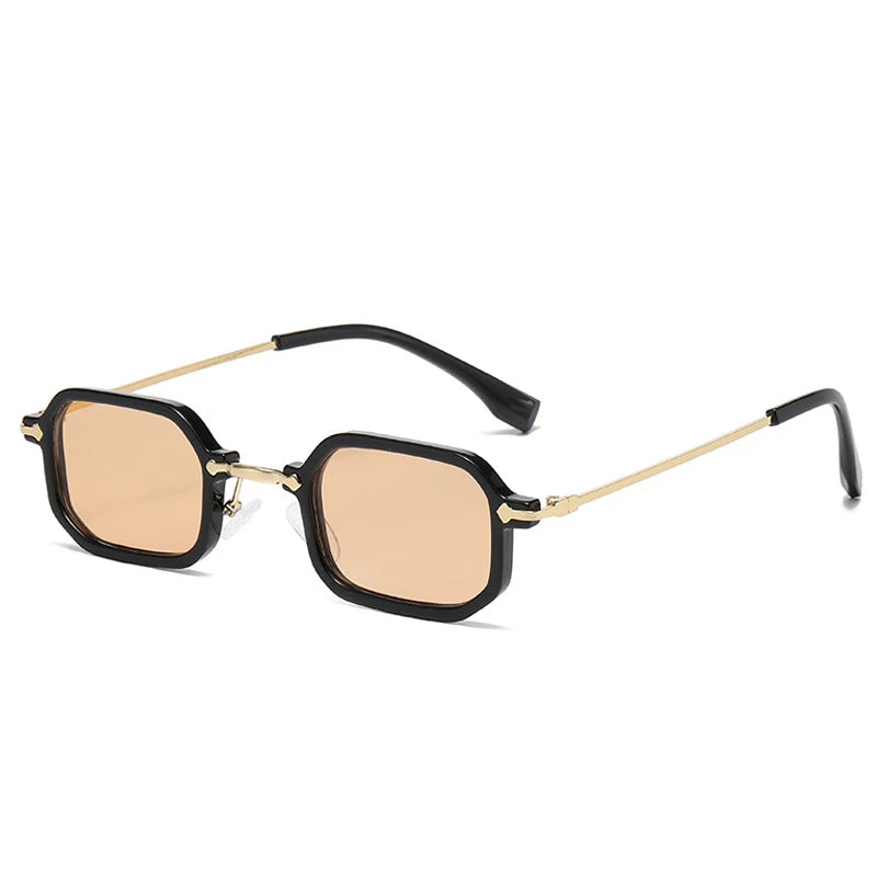 Villa Blvd Retro Chrome Square Sunglasses ☛ Multiple Colors Available ☚