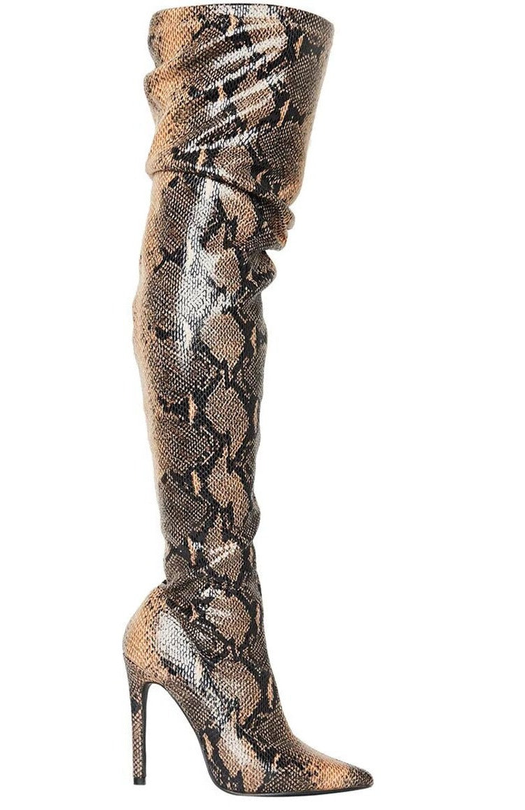 Villa Blvd Pointed Thigh High Boots ☛ Multiple Colors Available ☚