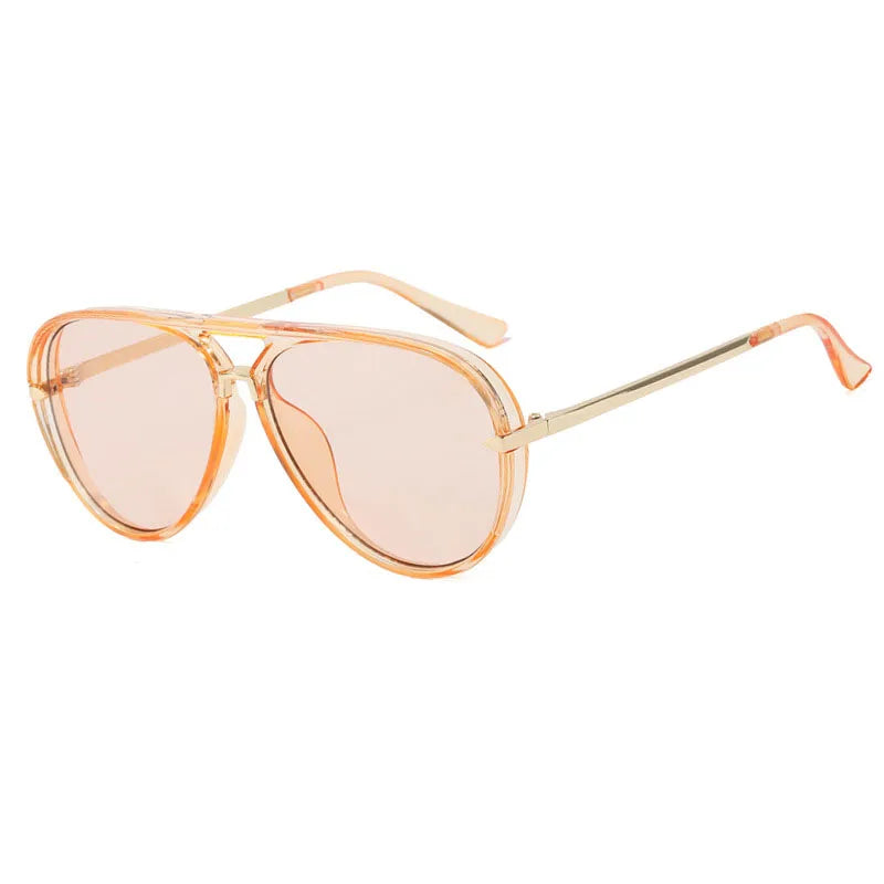 Villa Blvd Oversized Sunrise Pilot Sunglasses  ☛ Multiple Colors Available ☚