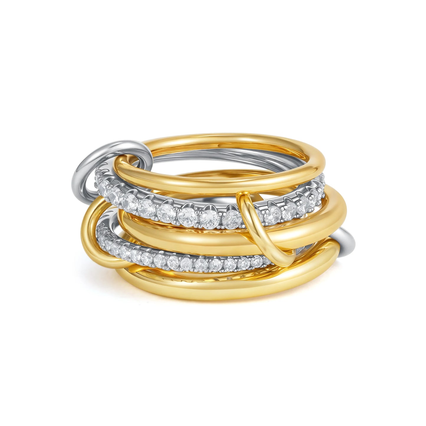 Villa Blvd Connected Layer Stack Rings ☛ Multiple Colors Available ☚