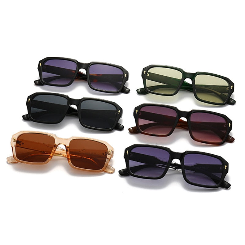 Villa Blvd Retro Open Rivets Sunglasses ☛ Multiple Colors Available ☚