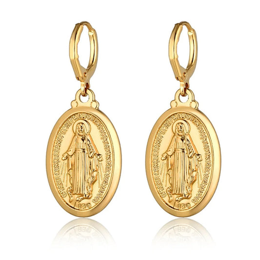 Villa Blvd Rosary Drop Earrings