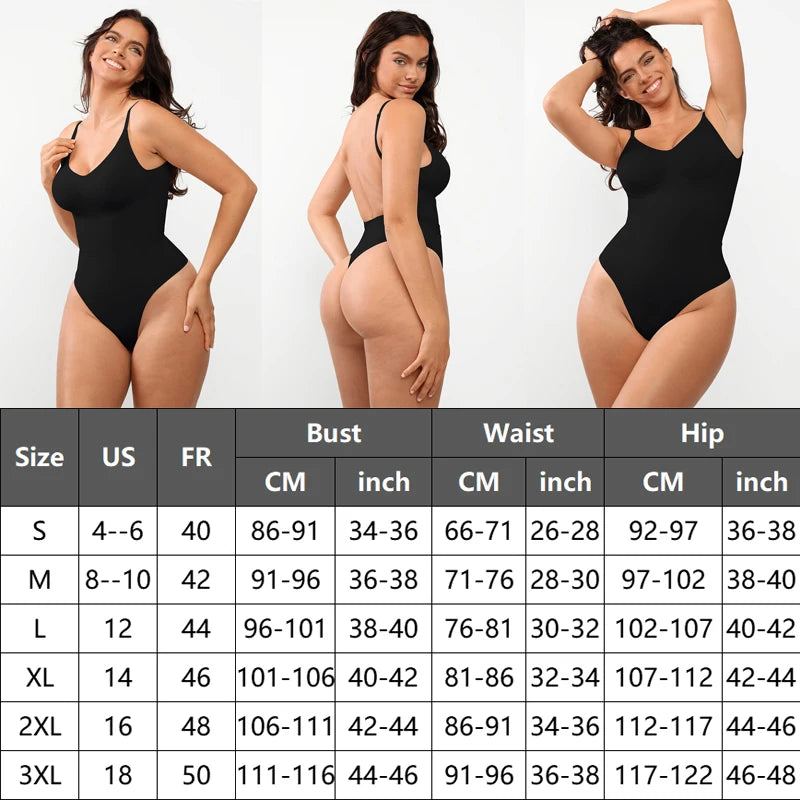 Villa Blvd Shapewear Backless Bodysuit ☛ Multiple Colors Available ☚