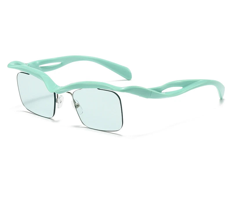 Villa Blvd Split Rim Square Sunglasses ☛ Multiple Colors Available ☚