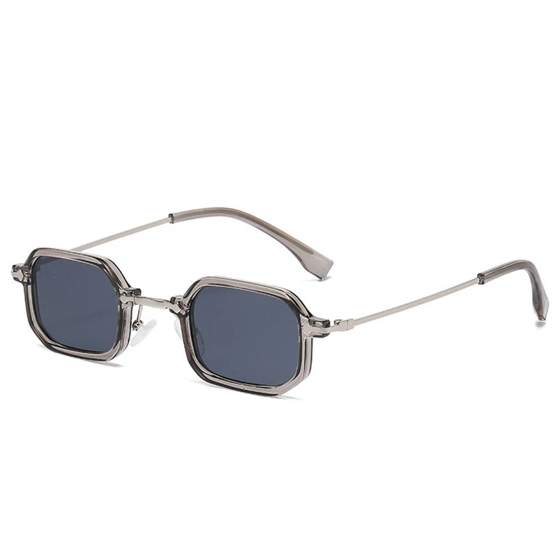 Villa Blvd Retro Chrome Square Sunglasses ☛ Multiple Colors Available ☚