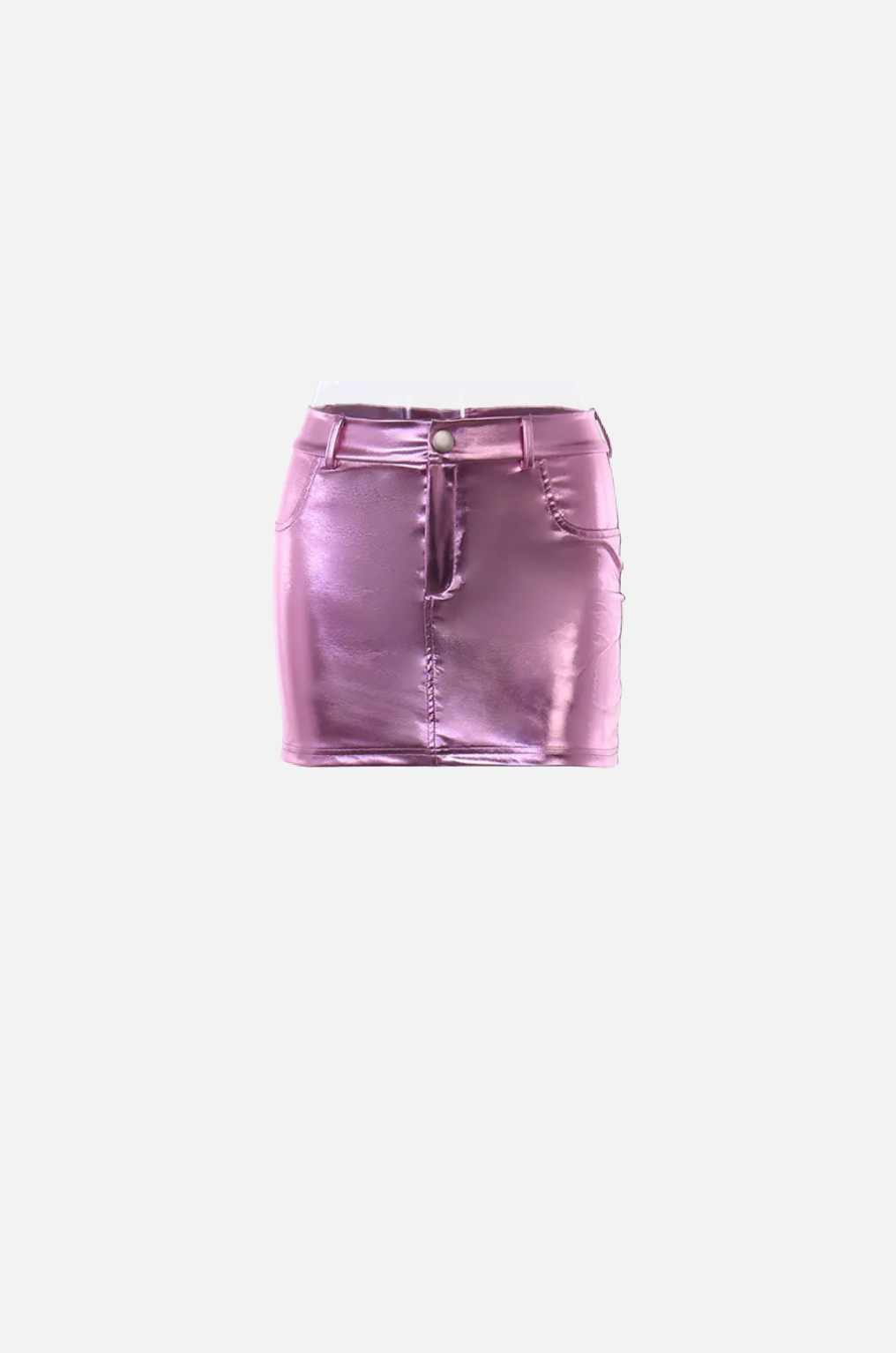 Villa Blvd Rose Metallic Mini Skirt