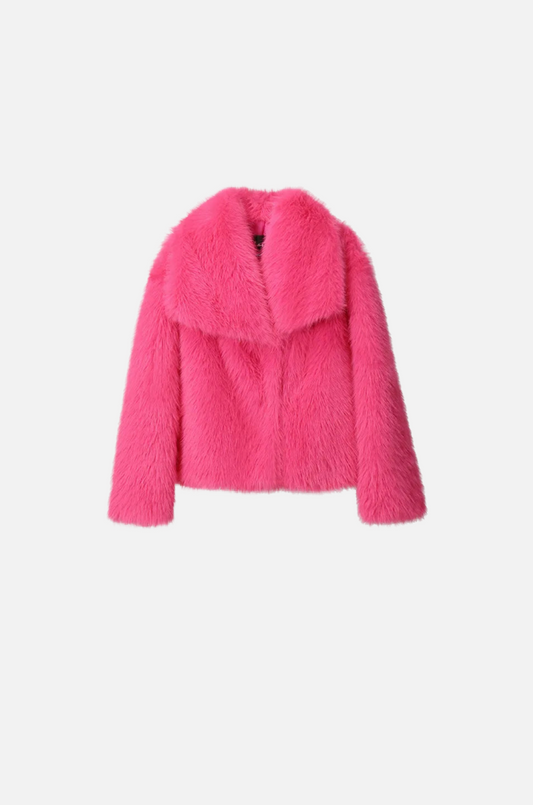 Villa Blvd Lapel Fur Jacket ☛ Multiple Colors Available ☚
