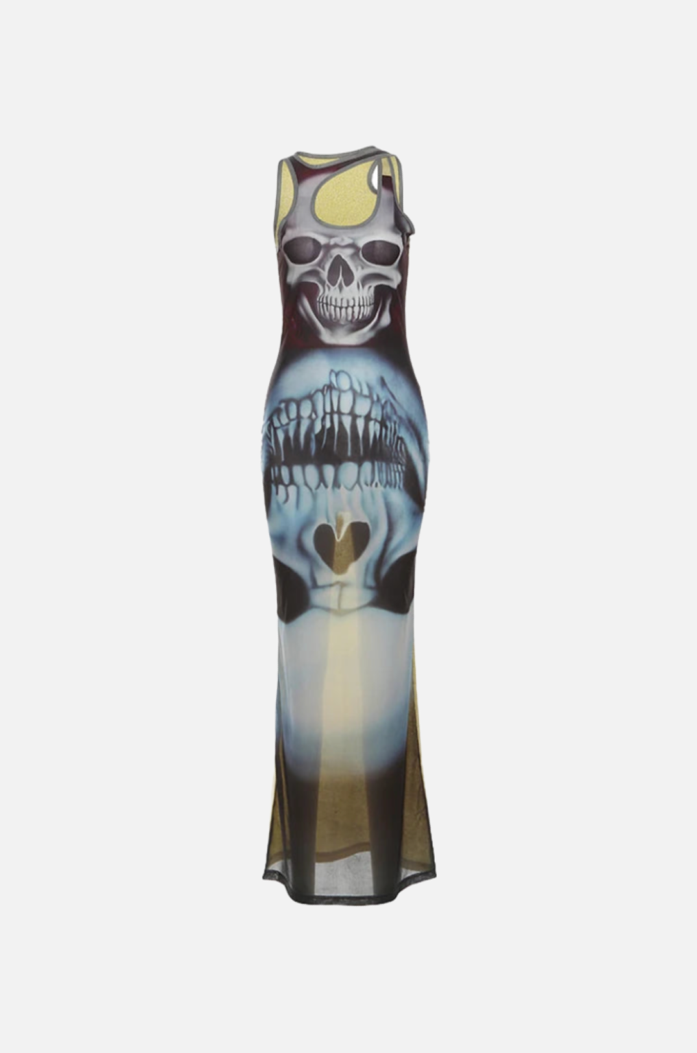 Villa Blvd Skulls Bodycon Dress