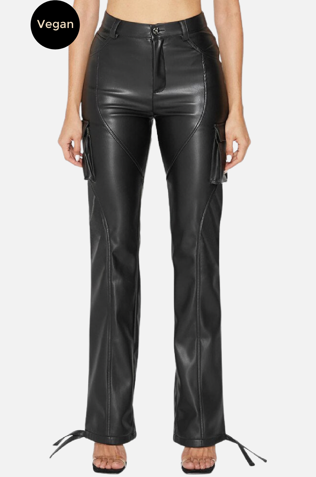 Villa Blvd Luxury Pocket Cargo Leather Pants