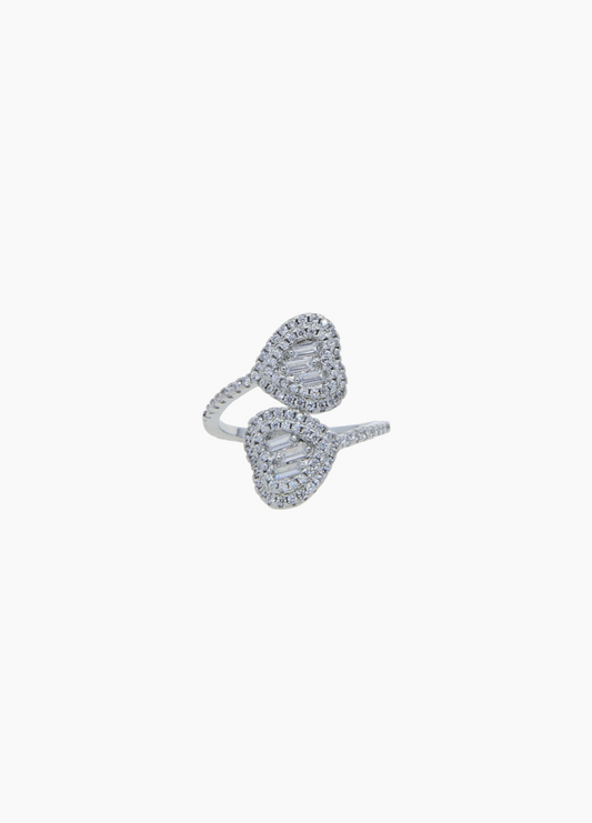 Villa Blvd Double Hearts Ring ☛ Multiple Colors Available ☚