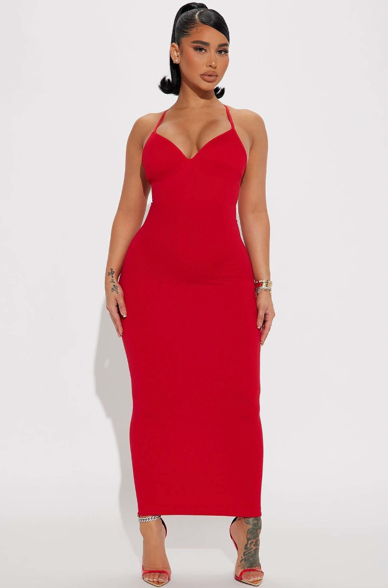 Villa Blvd Deep Ribbed Maxi Dress ☛ Multiple Colors Available ☚