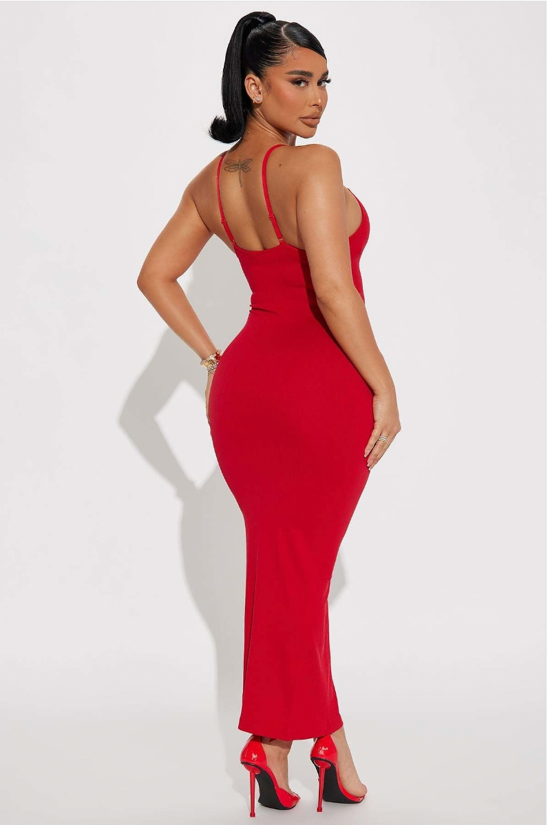 Villa Blvd Deep Ribbed Maxi Dress ☛ Multiple Colors Available ☚