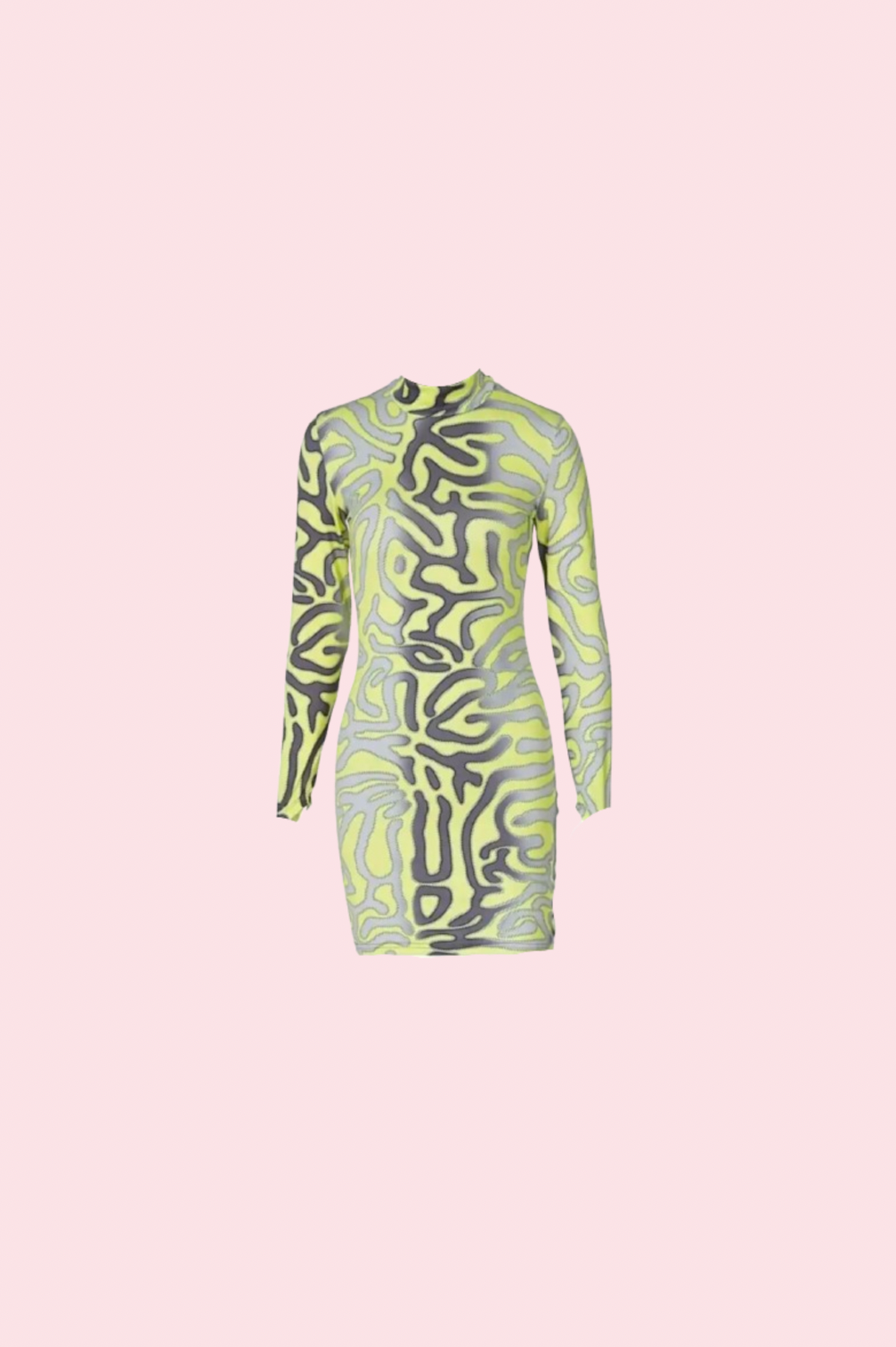 Villa Blvd Pine Abstract Dress