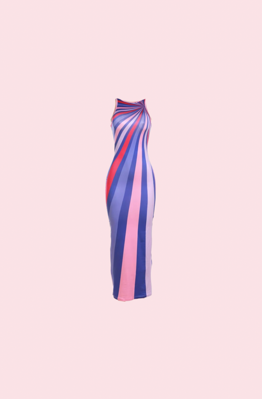 Villa Blvd Radiant Hearts Maxi Dress