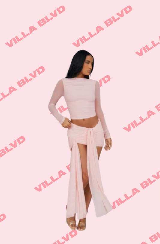 Villa Blvd Sheer Romance Flow Set