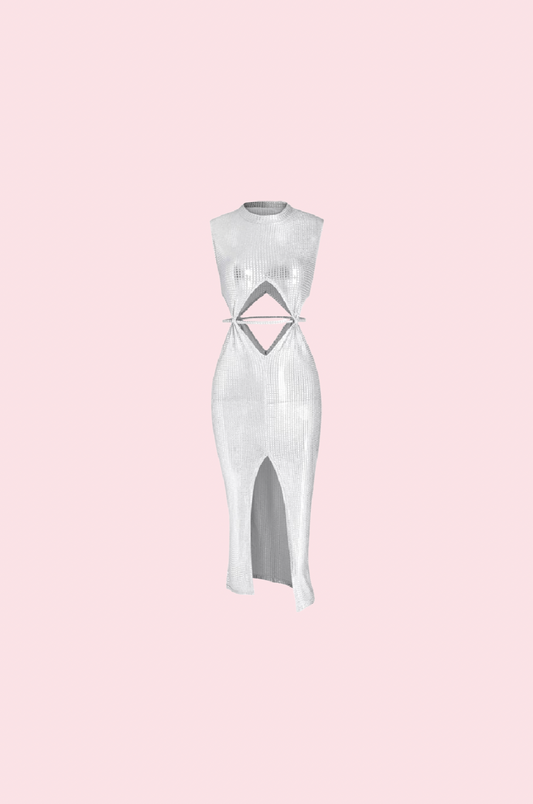 Villa Blvd Diamond Hollow Bodycon Dress ☛ Multiple Colors Available ☚