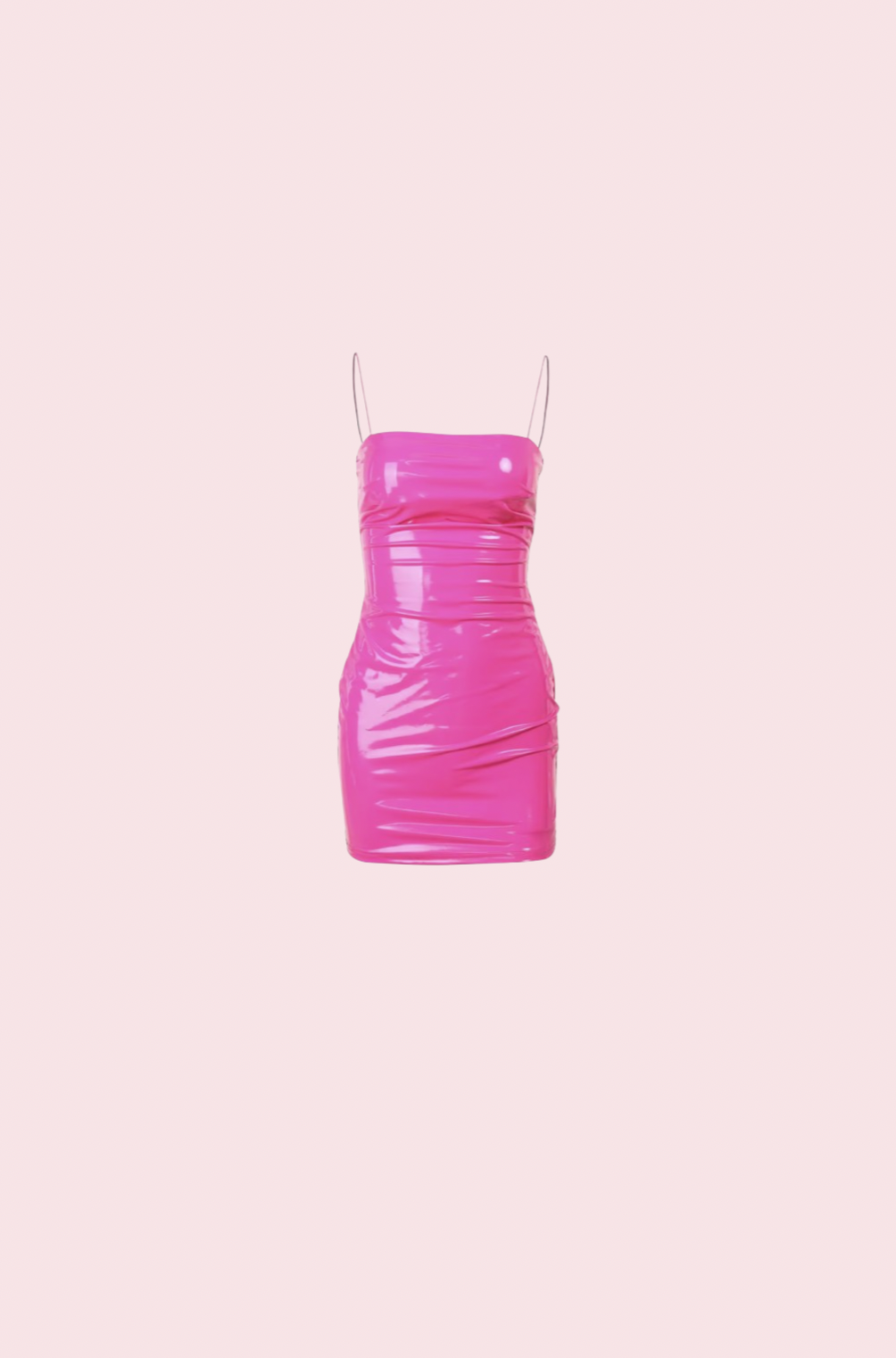 Villa Blvd Vegan Leather Bodycon Dress