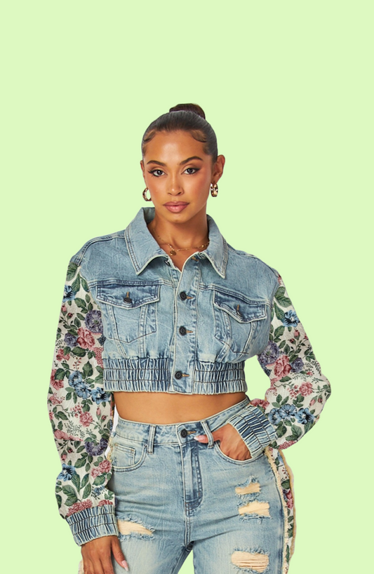 Villa Blvd ƎDEN Tapestry Blossom Jacket