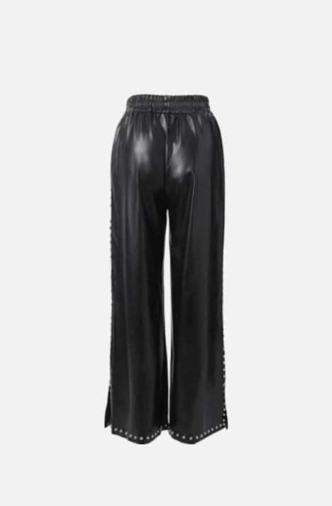 Villa Blvd Vegan Leather Rivet Pants