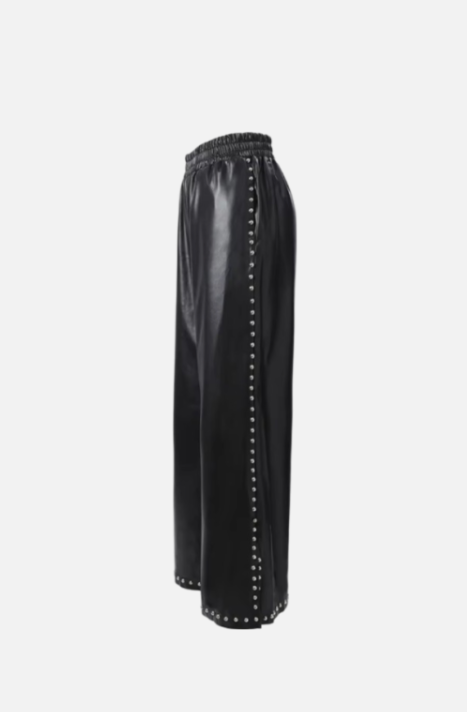 Villa Blvd Vegan Leather Rivet Pants