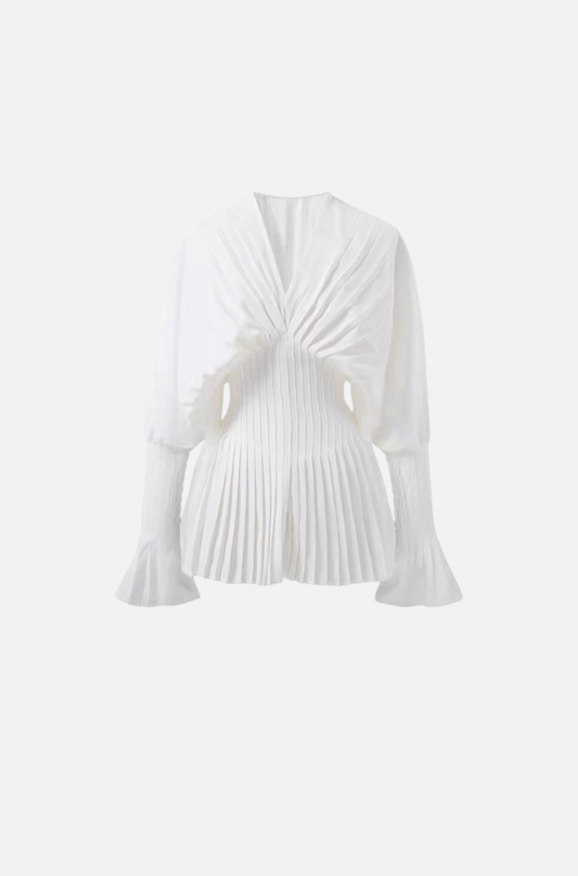 Villa Blvd Beaucoup Pleated Dress