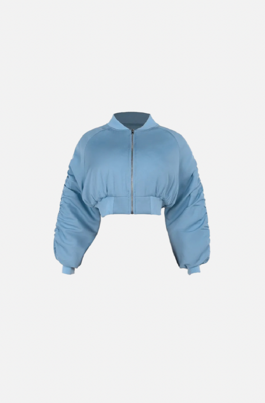 Villa Blvd Ruched Parka Jacket