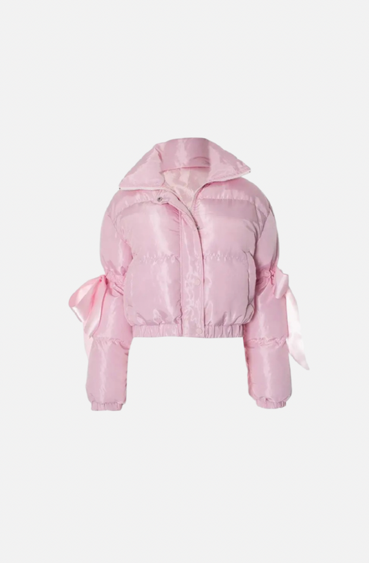 Villa Blvd Bow Puffer Parka Jacket