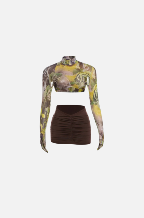 Villa Blvd Floral Wrapped Set