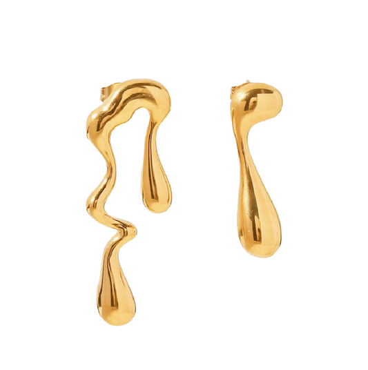 Villa Blvd 18K Gold Plated Geometric Earrings