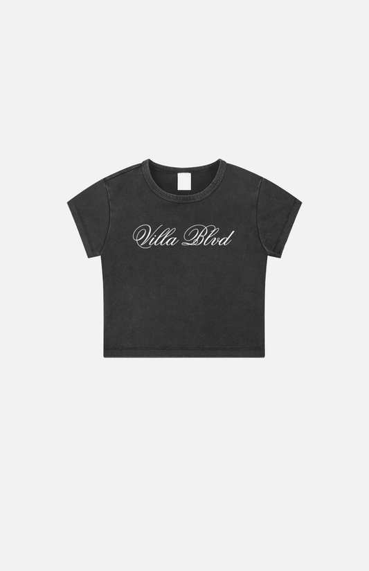 Villa Blvd ⱯPEX Diamond Avenir Snow Washed Crop Top  ☛ Multiple Colors Available ☚
