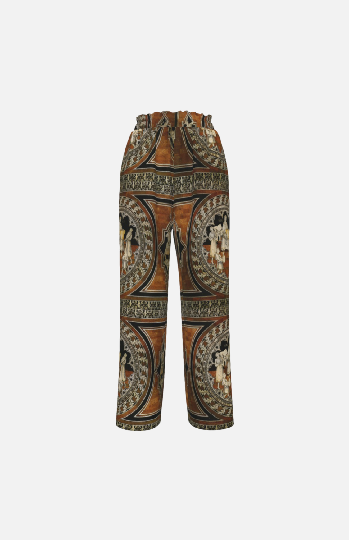 Villa Blvd Pavimento Silk Wide-Leg Pants