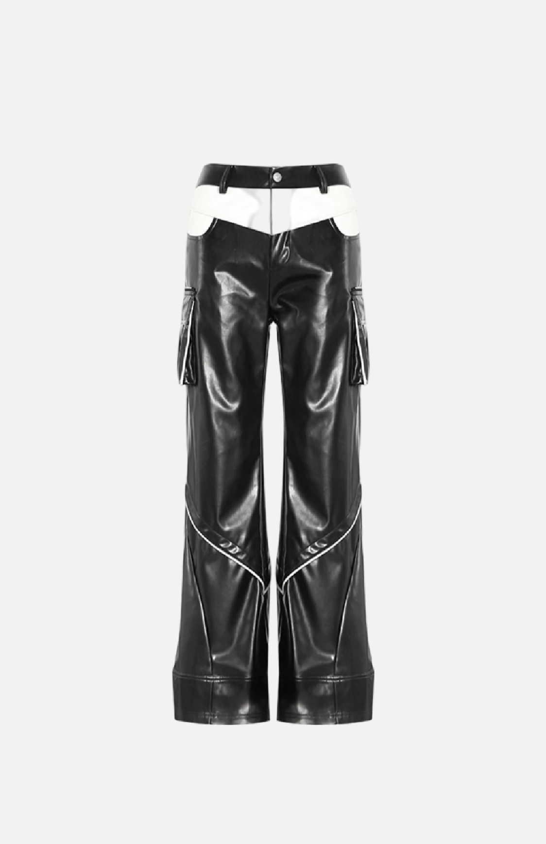 Villa Blvd Cargo Panel Leather Pants