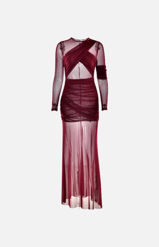 Villa Blvd Double Sheer Maxi Dress ☛ Multiple Colors Available ☚