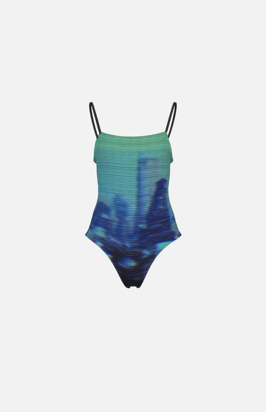 Villa Blvd City Glitch Swimsuit