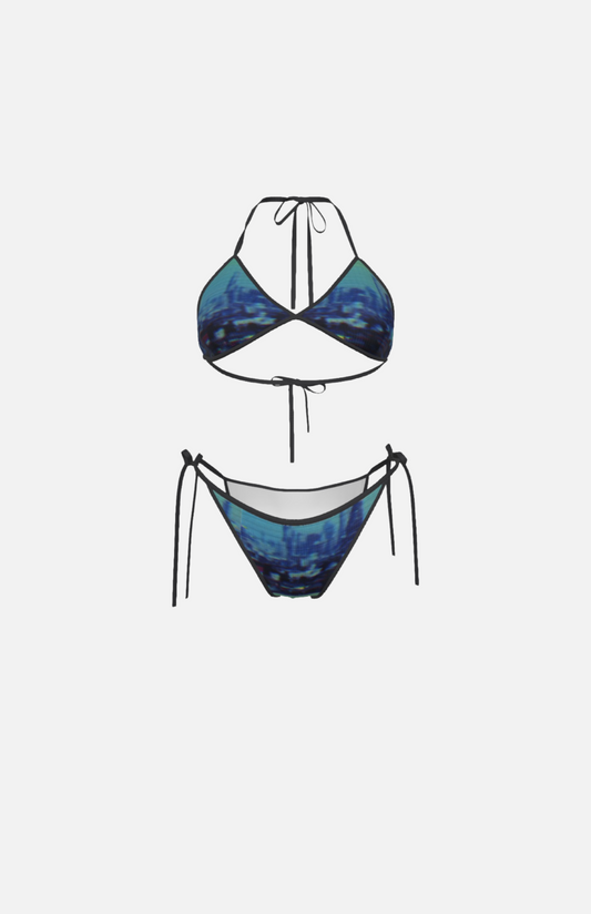 Villa Blvd City Glitch Bikini