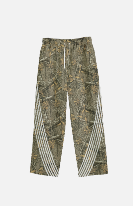 Villa Blvd Woodland Camo Striped Joggers