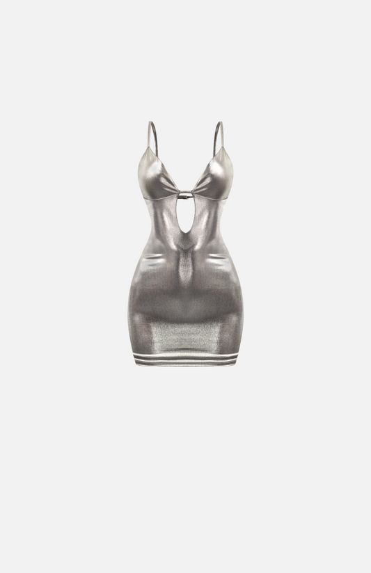 Villa Blvd ⱯPEX Chrome Mini Dress ☛ Multiple Colors Available ☚
