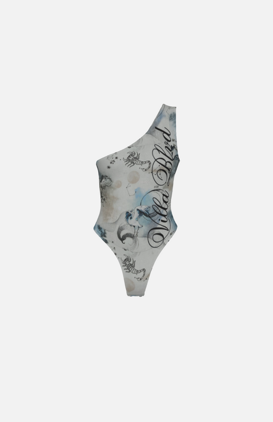 Villa Blvd Avenir Avis Caelestis One-Shoulder Bodysuit