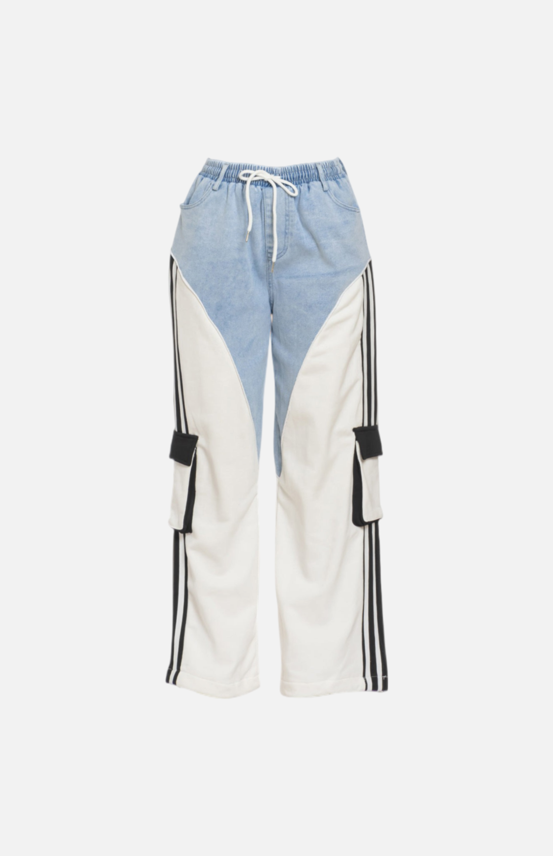 Villa Blvd ⱯPEX Panelled Striped Cargo Pants ☛ Multiple Colors Available ☚