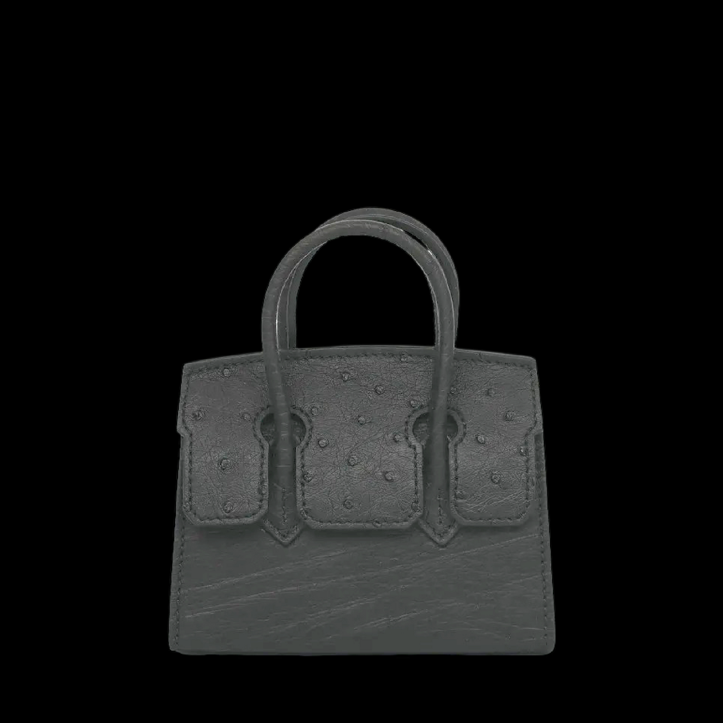 Villa Blvd Avian Struthio Leather Handbag ☛ Multiple Colors Available ☚