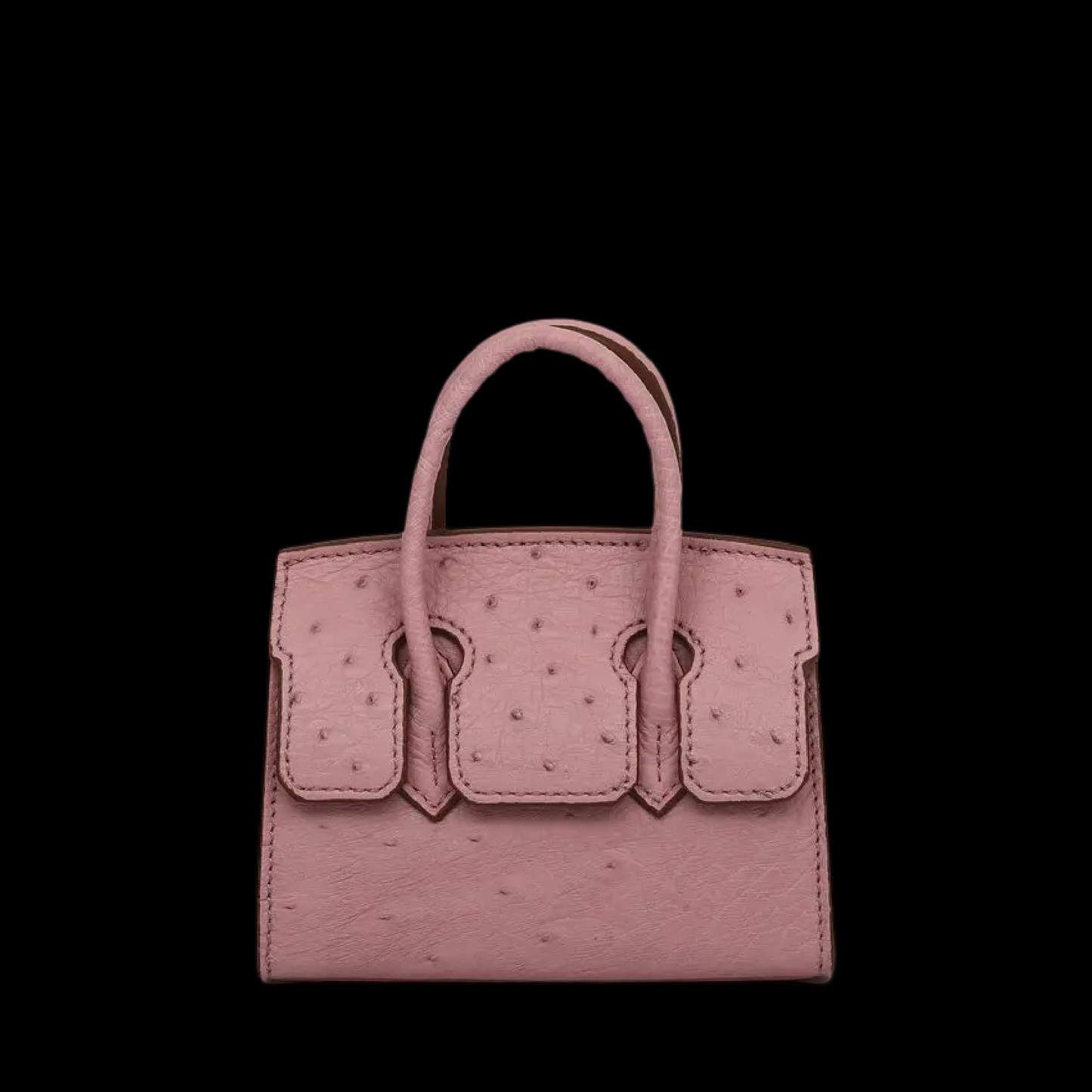 Villa Blvd Avian Struthio Leather Handbag ☛ Multiple Colors Available ☚