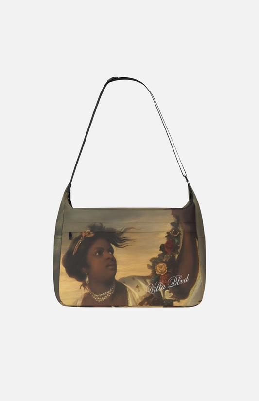 Villa Blvd Fleurs au Ciel Messenger Bag