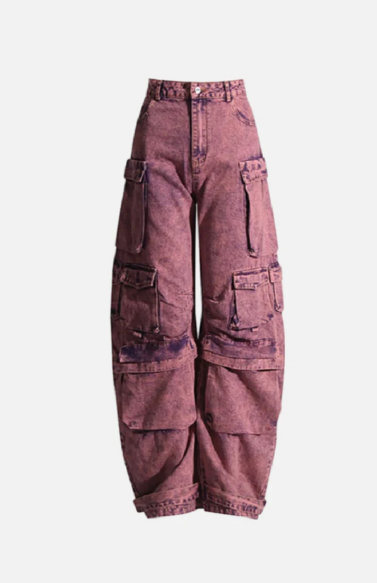 Villa Blvd Multi Cargo Denim Pants