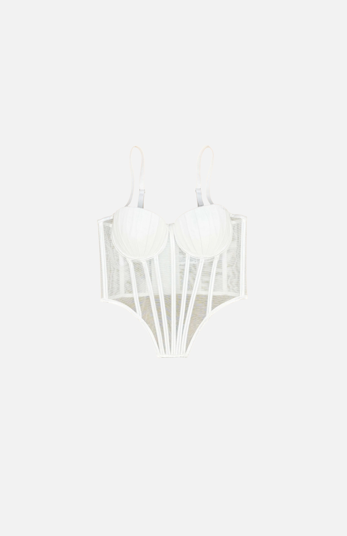 Villa Blvd Mesh Transparent Corset ☛ Multiple Colors Available ☚