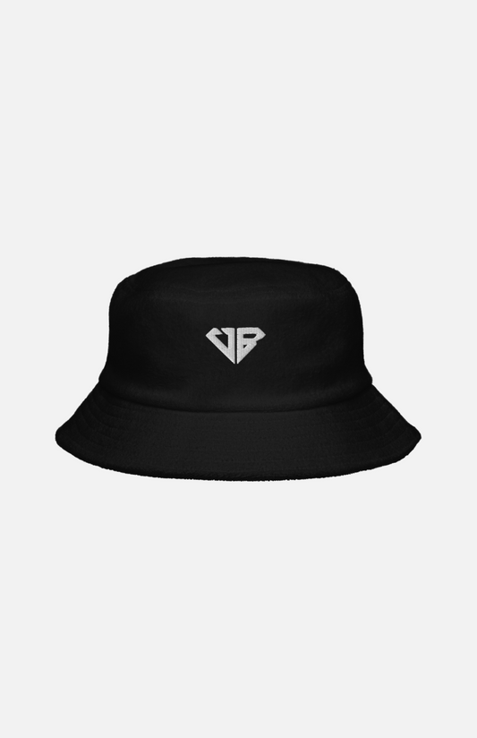 Villa Blvd ⱯPEX Diamond Terry Cloth Bucket Hat - Black