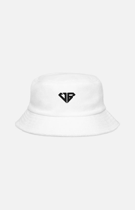 Villa Blvd ⱯPEX Diamond Terry Cloth Bucket Hat - White