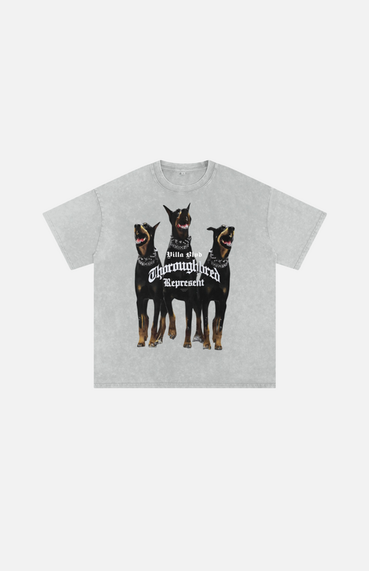 Villa Blvd Acid Wash Thoroughbred T-Shirt ☛ Multiple Colors Available ☚